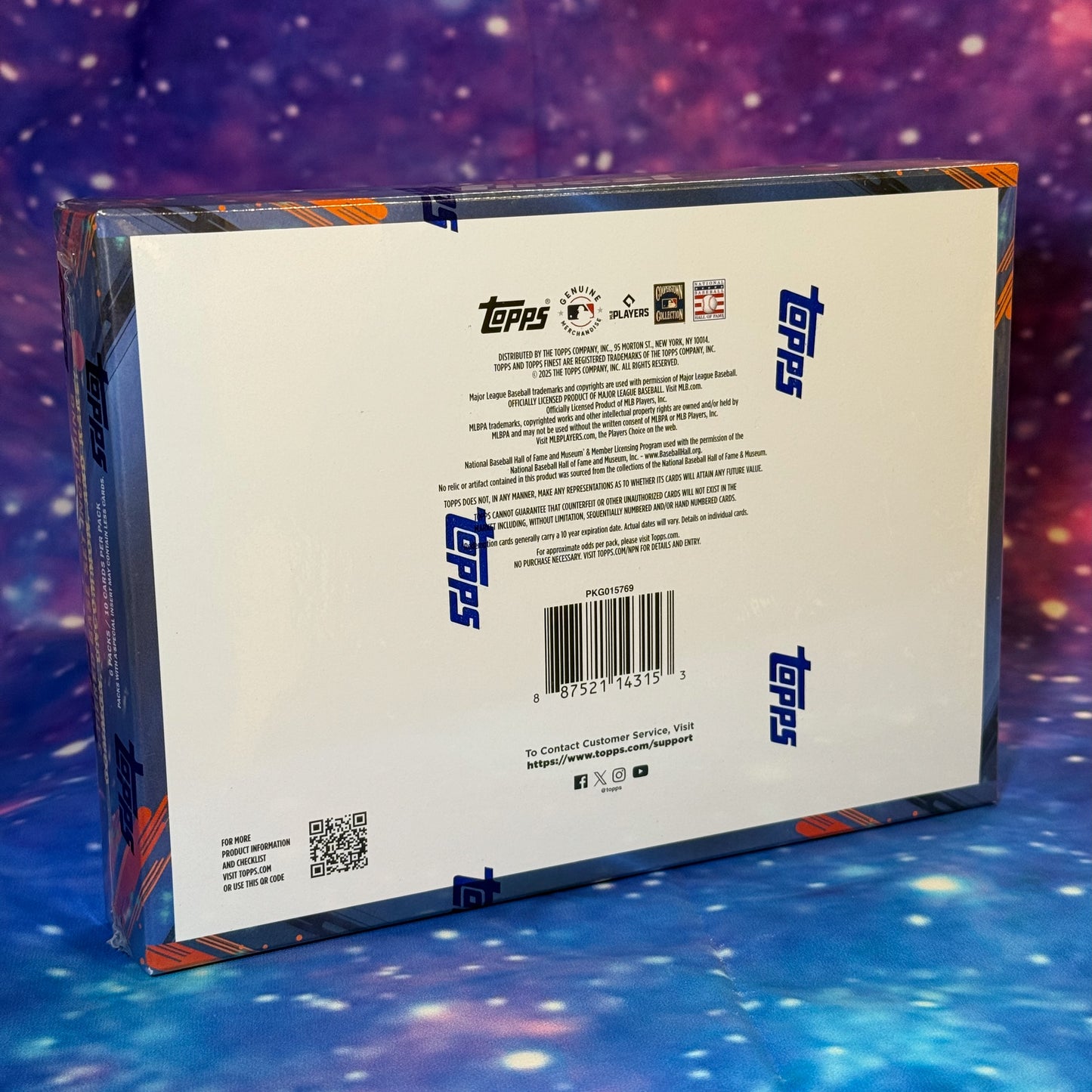 2025 Topps Finest Baseball MLB Hobby Box New Factory Sealed