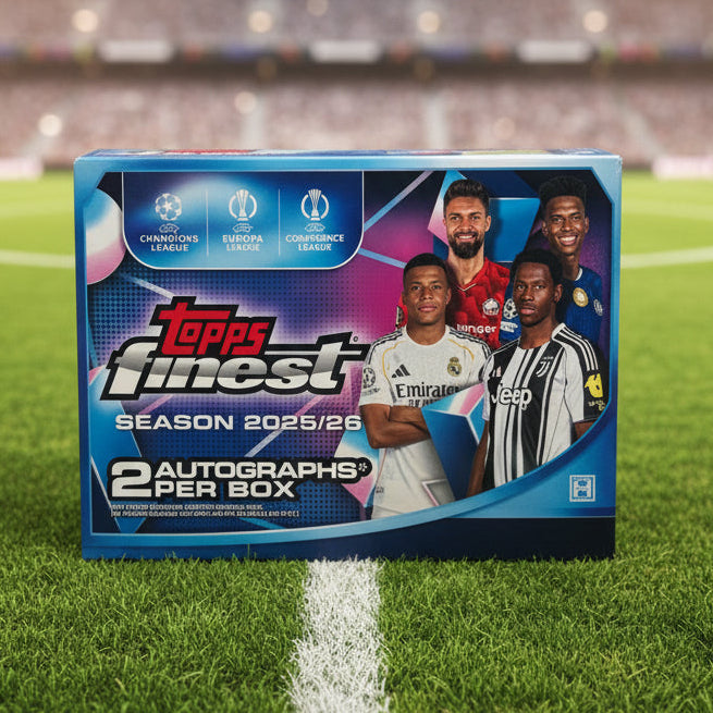 2025/26 Topps Finest UEFA Club Competitions Hobby Box