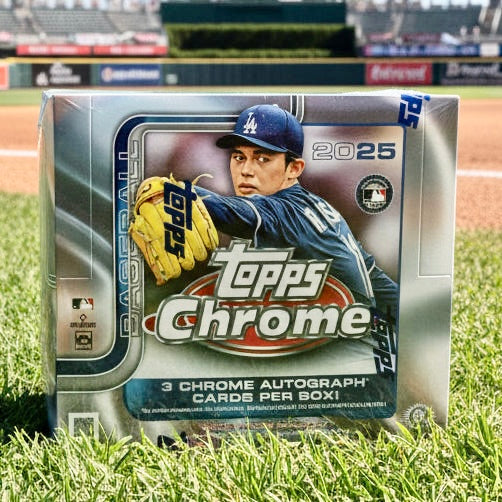 2025 Topps Chrome Baseball MLB Hobby Jumbo Box New Factory Sealed
