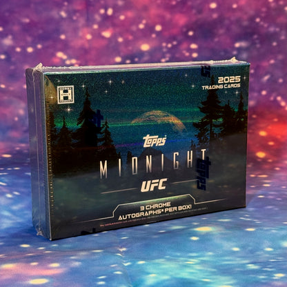 2025 Topps Midnight UFC Hobby Box New Factory Sealed