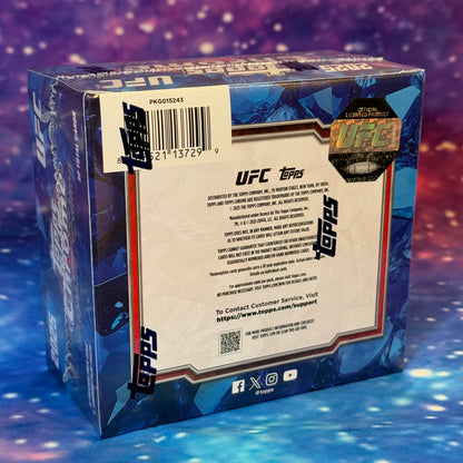 2025 Topps Chrome Sapphire UFC Hobby Box New Factory Sealed