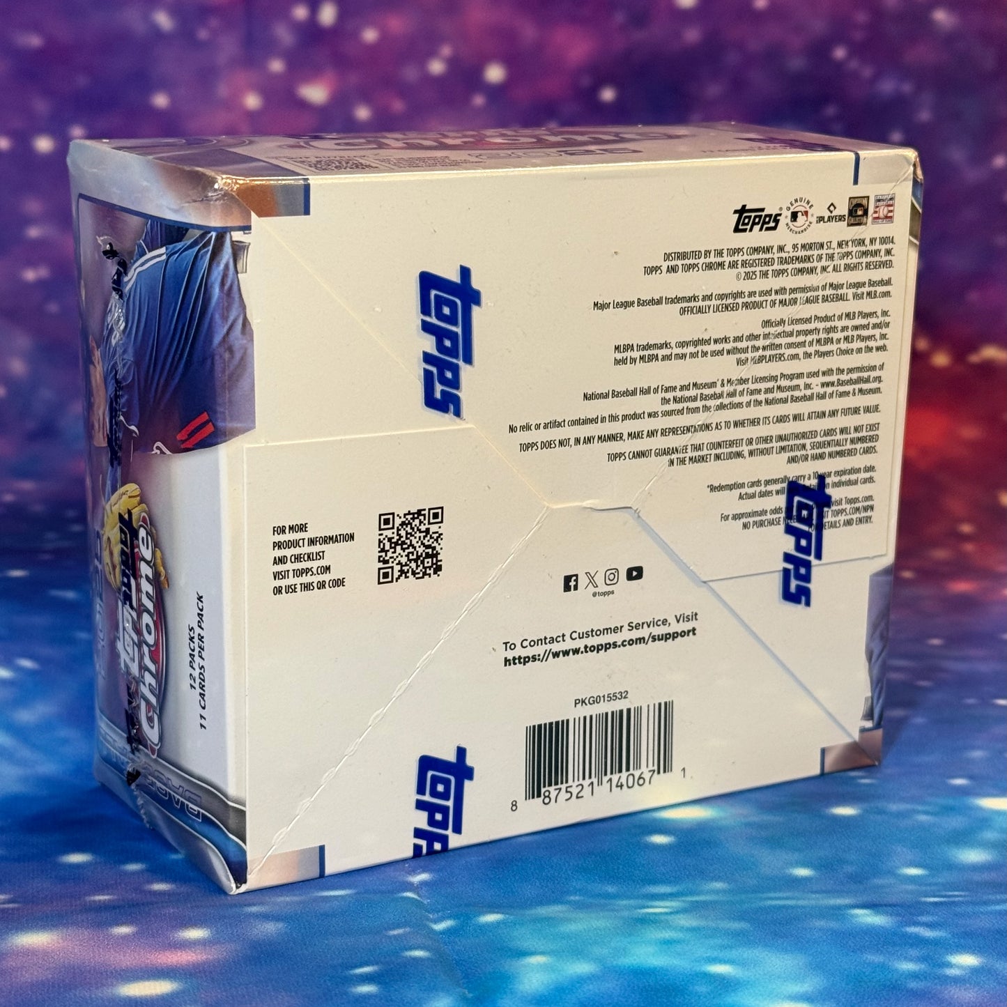 2025 Topps Chrome Baseball MLB Hobby Jumbo Box New Factory Sealed