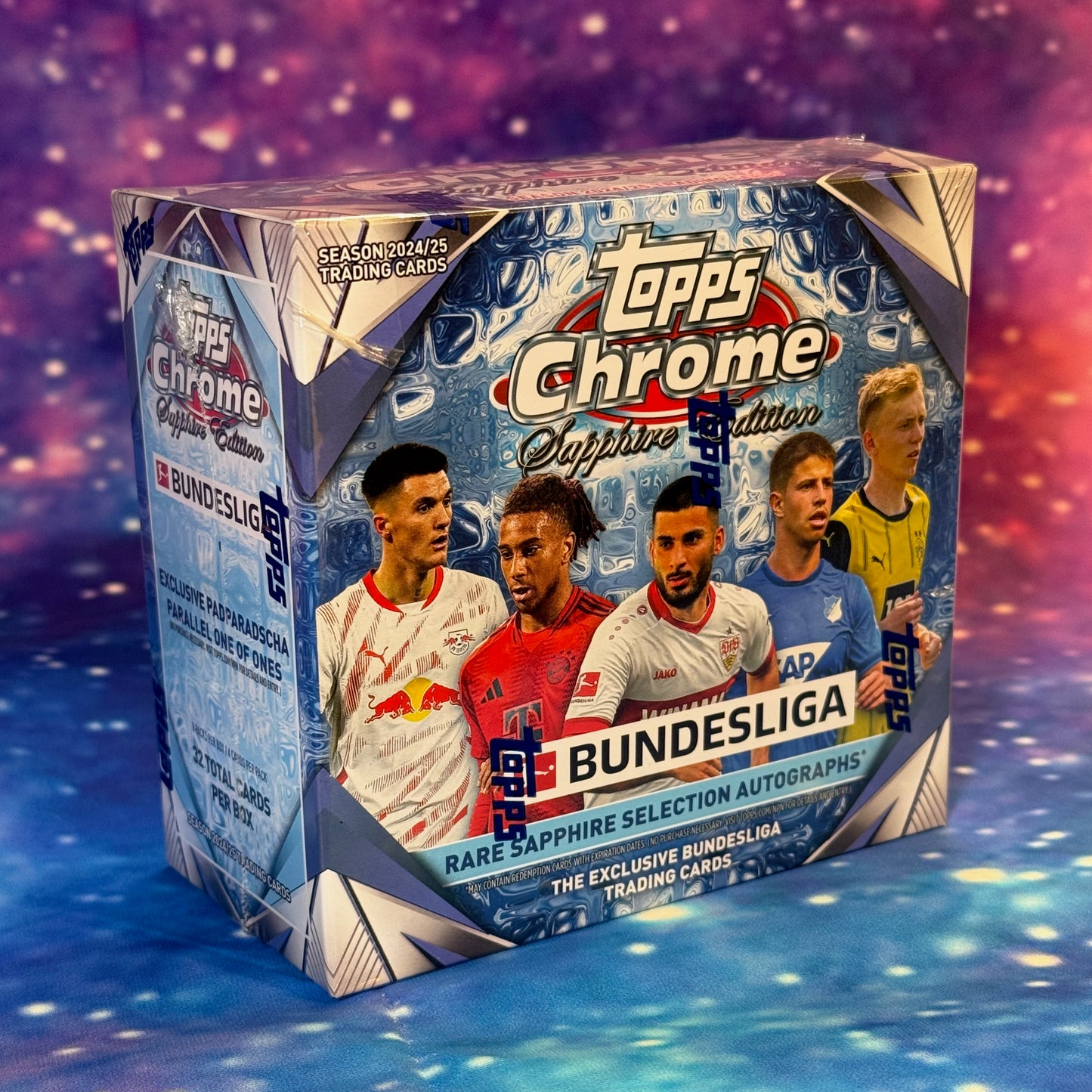 2024/25 Topps Chrome Sapphire Bundesliga Hobby Box New Factory Sealed